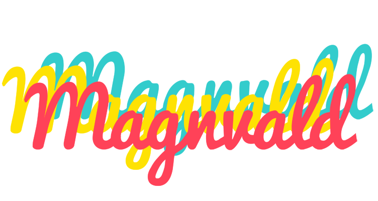 Magnvald disco logo