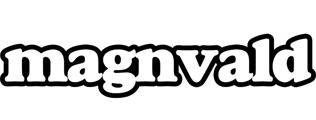 Magnvald panda logo