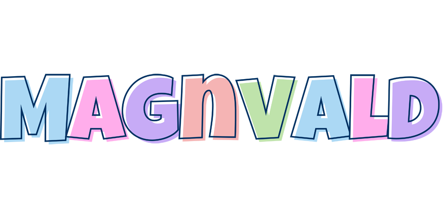 Magnvald pastel logo