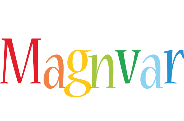 Magnvar birthday logo