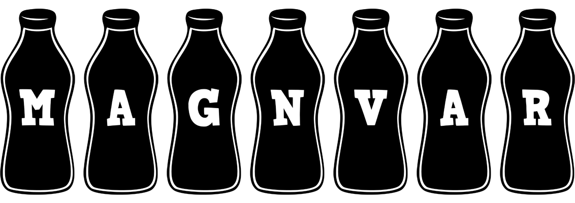 Magnvar bottle logo