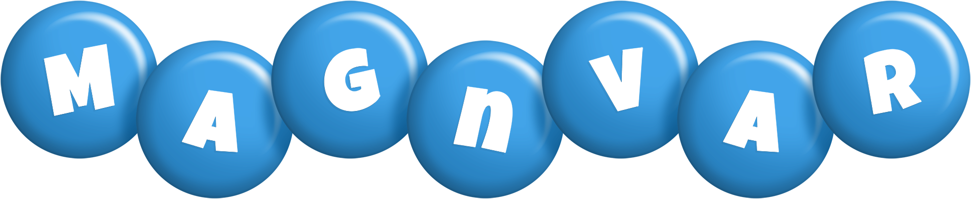 Magnvar candy-blue logo