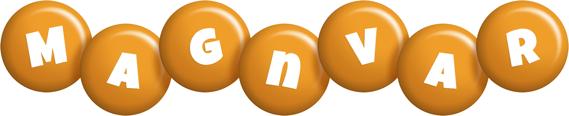 Magnvar candy-orange logo