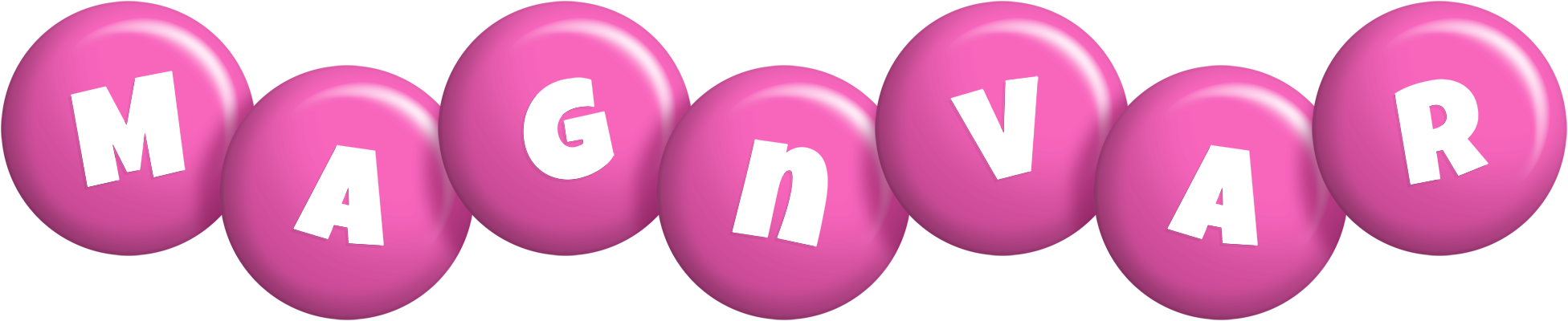 Magnvar candy-pink logo