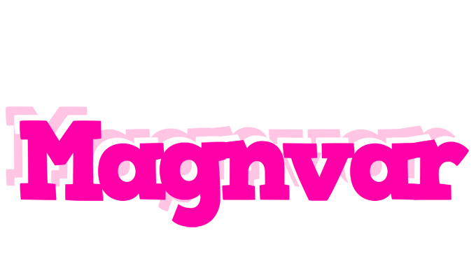 Magnvar dancing logo