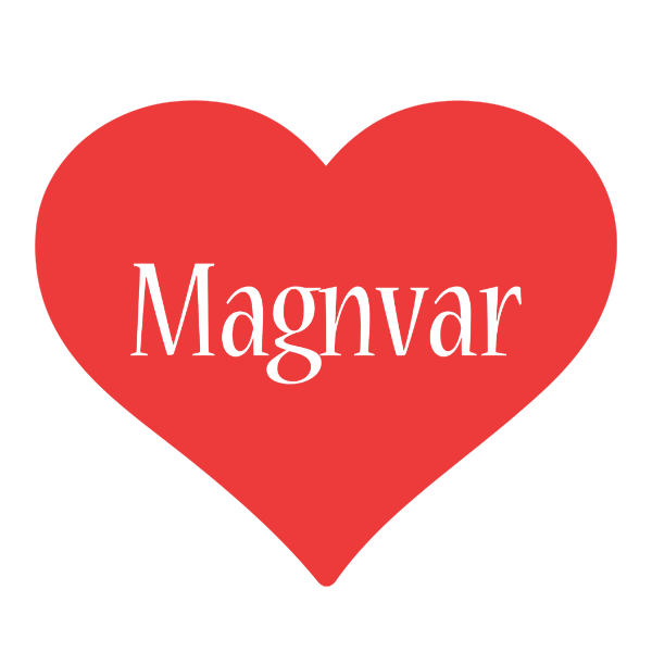 Magnvar love logo
