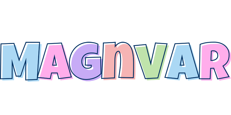Magnvar pastel logo