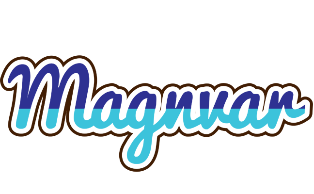 Magnvar raining logo