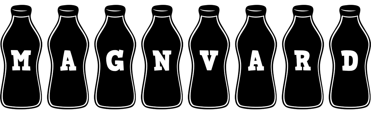 Magnvard bottle logo