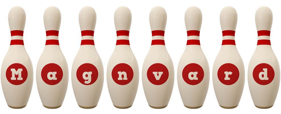 Magnvard bowling-pin logo