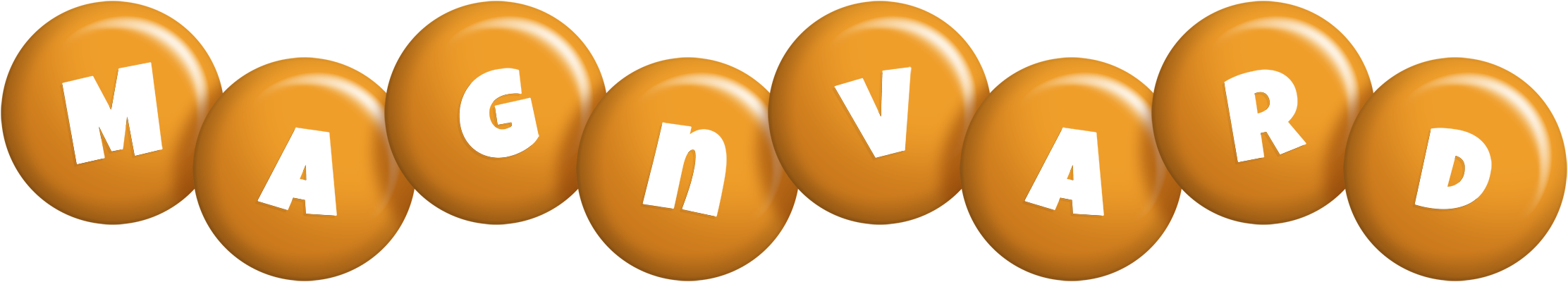 Magnvard candy-orange logo
