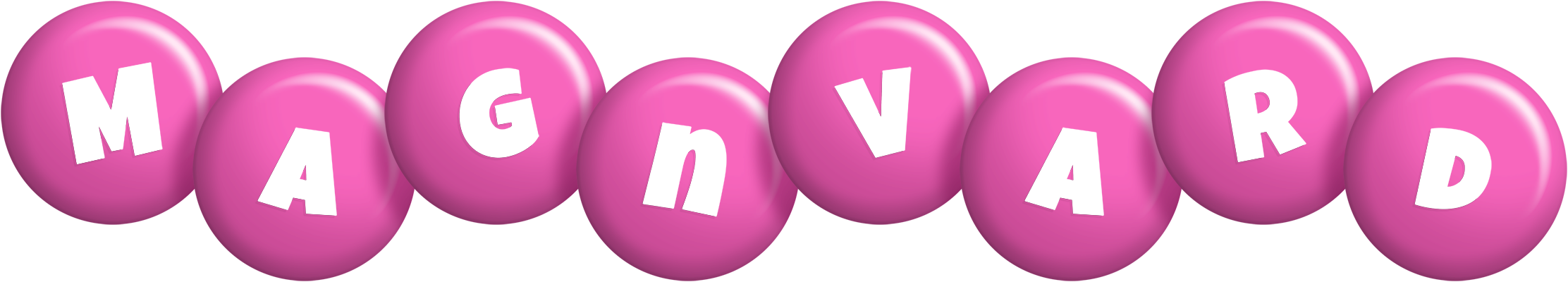 Magnvard candy-pink logo