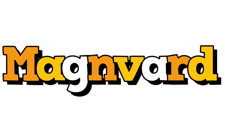Magnvard cartoon logo