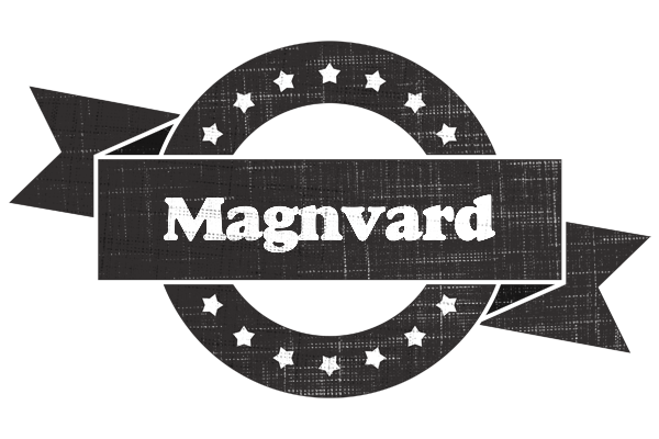 Magnvard grunge logo