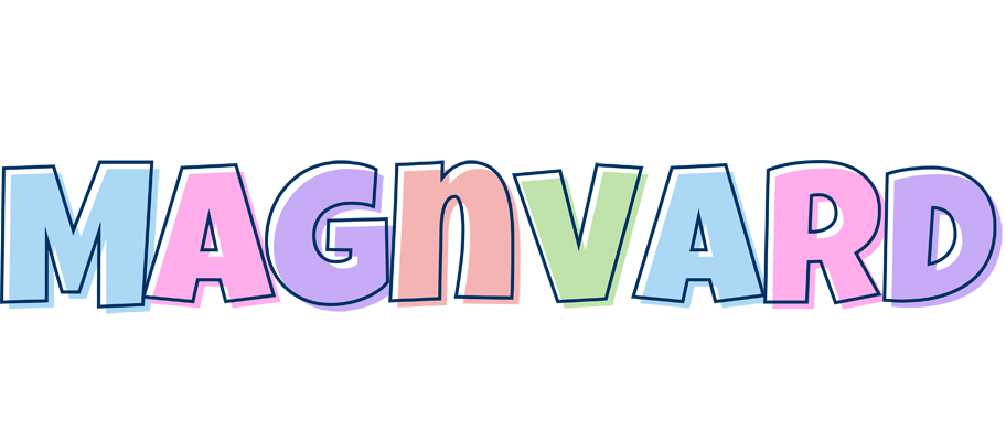 Magnvard pastel logo