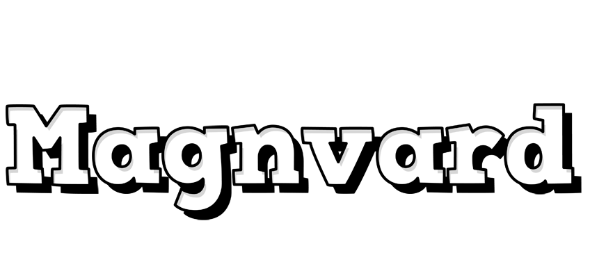 Magnvard snowing logo