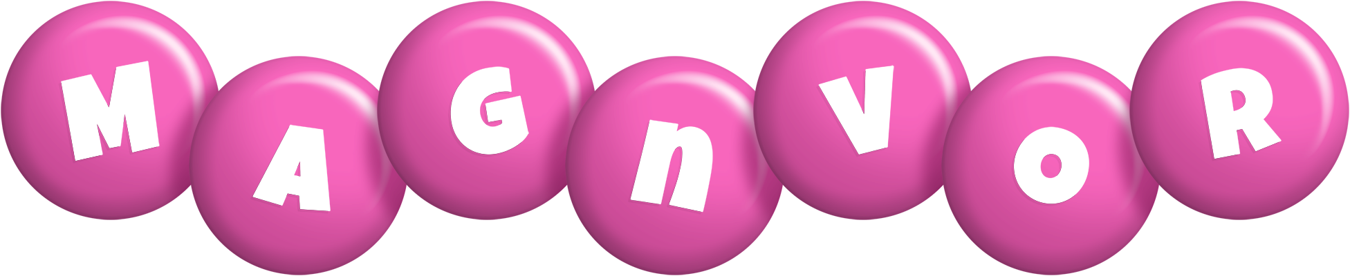 Magnvor candy-pink logo