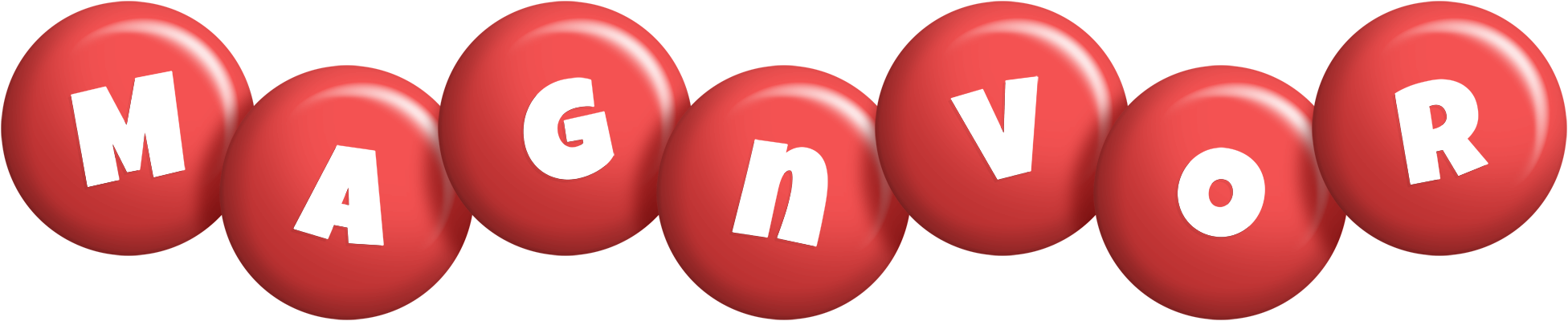 Magnvor candy-red logo