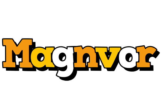Magnvor cartoon logo