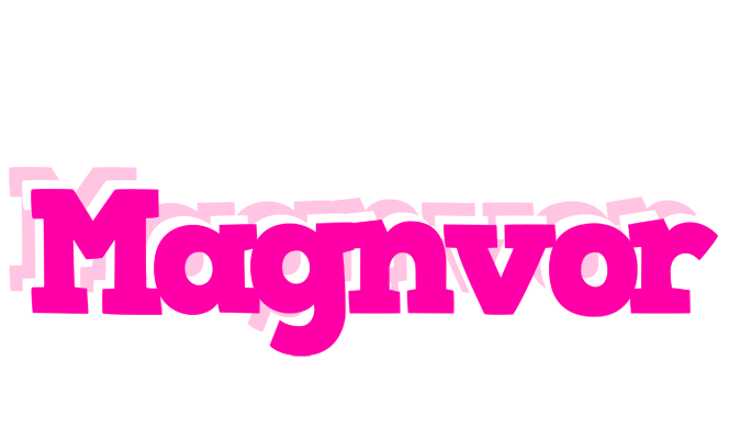Magnvor dancing logo