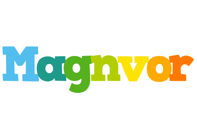 Magnvor rainbows logo