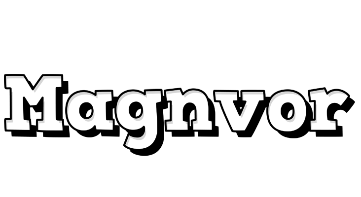 Magnvor snowing logo