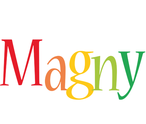 Magny birthday logo
