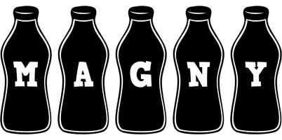 Magny bottle logo