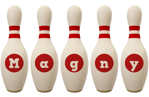 Magny bowling-pin logo