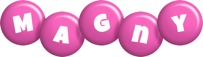 Magny candy-pink logo