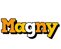 Magny cartoon logo