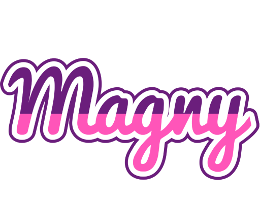 Magny cheerful logo