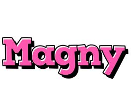 Magny girlish logo