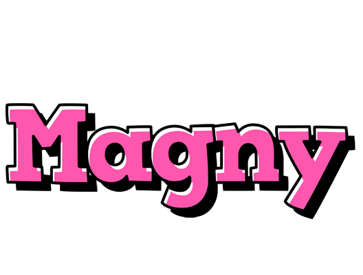 Magny girlish logo