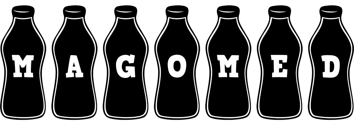 Magomed bottle logo