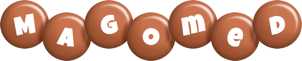 Magomed candy-brown logo