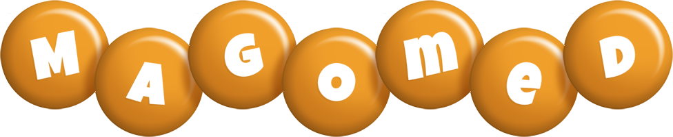 Magomed candy-orange logo