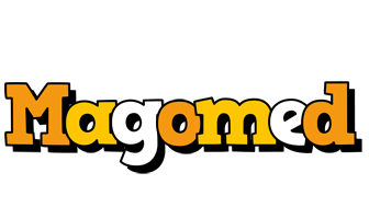 Magomed cartoon logo