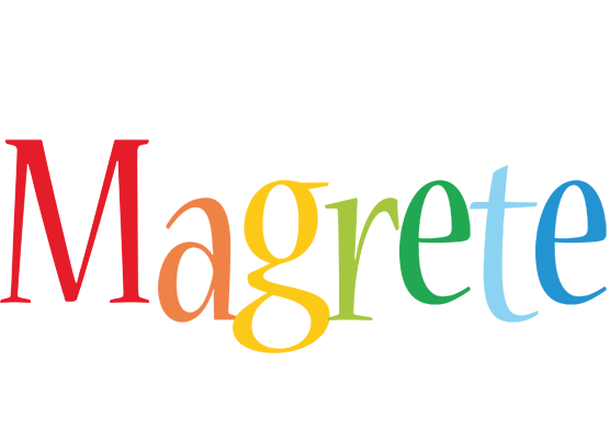 Magrete birthday logo