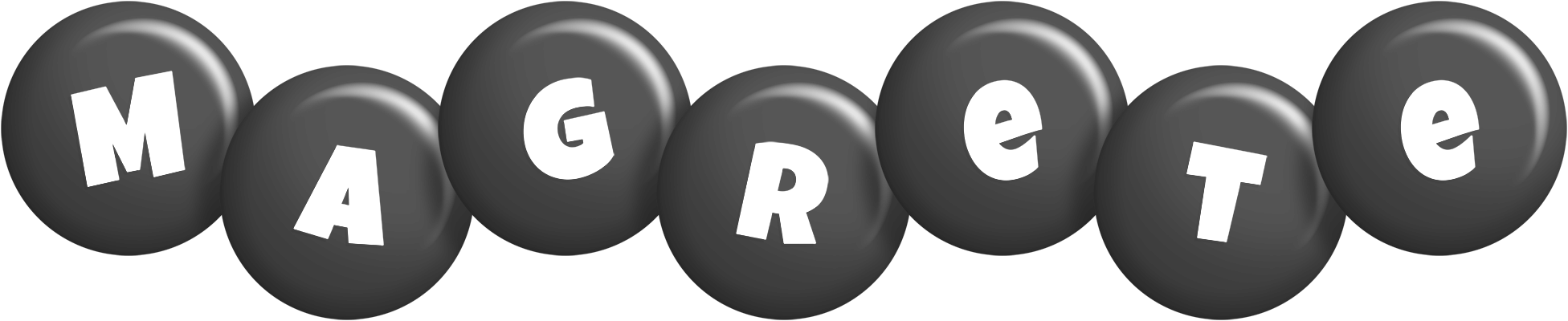 Magrete candy-black logo