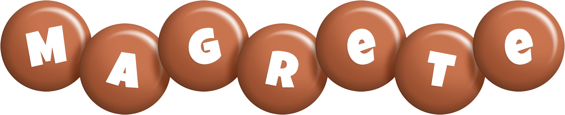Magrete candy-brown logo