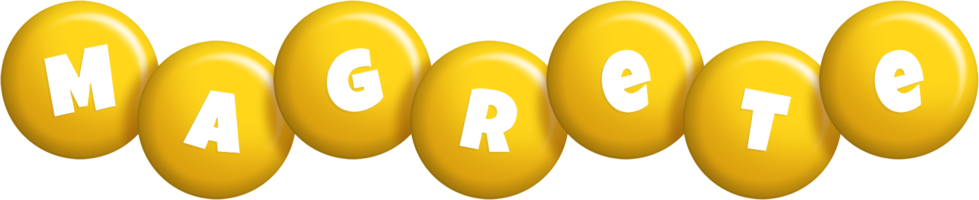 Magrete candy-yellow logo