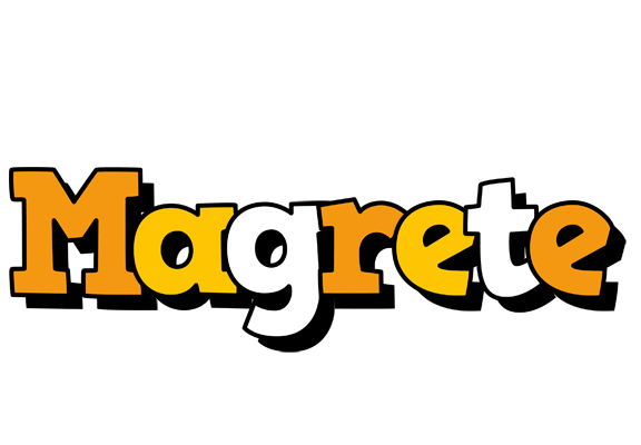 Magrete cartoon logo