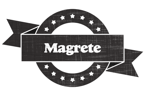 Magrete grunge logo