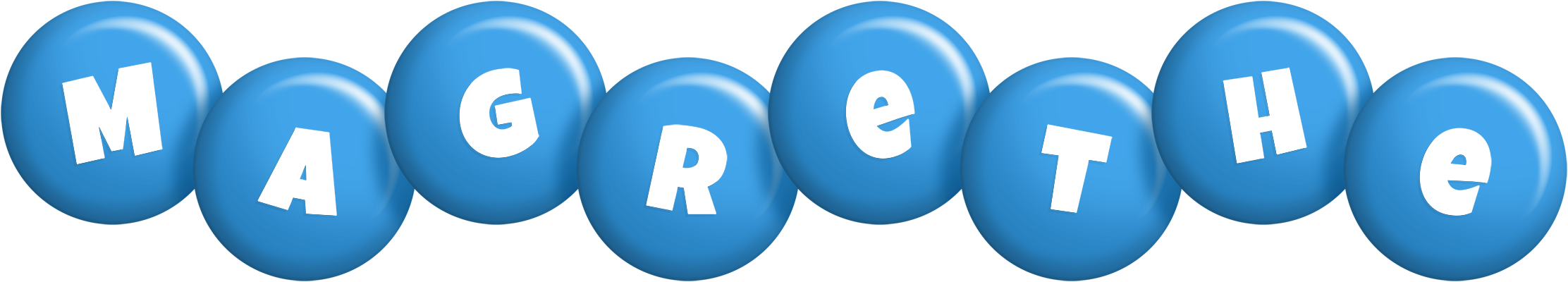 Magrethe candy-blue logo