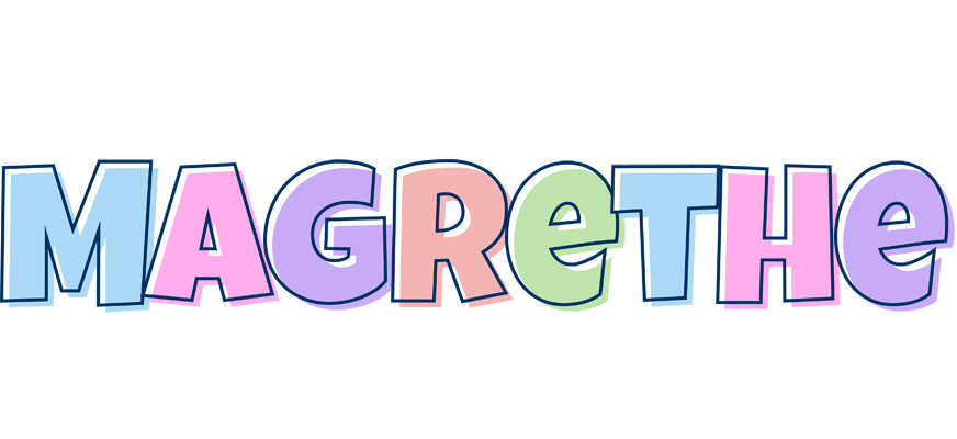 Magrethe pastel logo