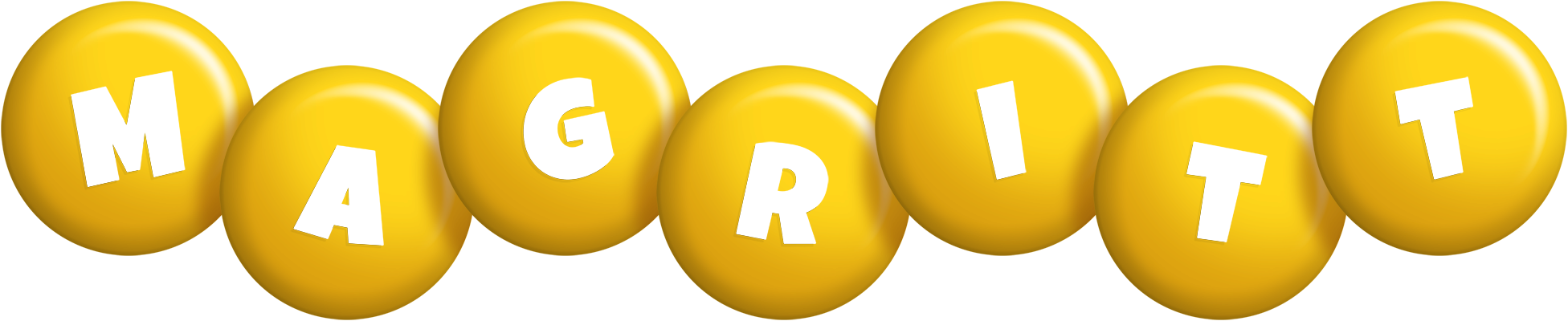 Magritt candy-yellow logo