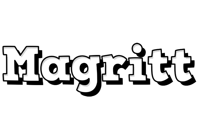 Magritt snowing logo