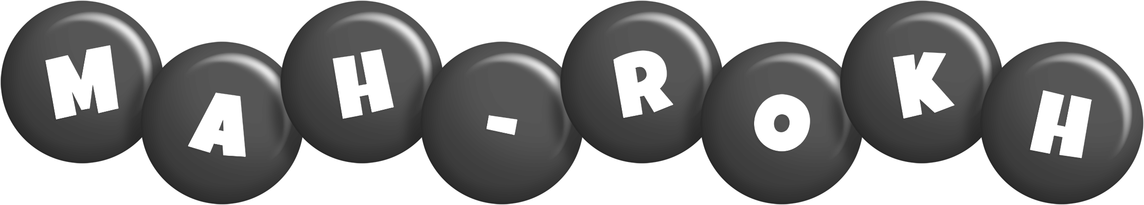 Mah-Rokh candy-black logo