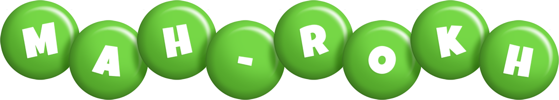 Mah-Rokh candy-green logo